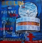 Preview: Kunstdruck Berlin Alexanderplatz blau