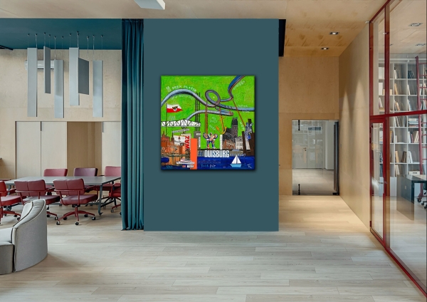 Wohnbeispiel Kunstdruck Duisburg