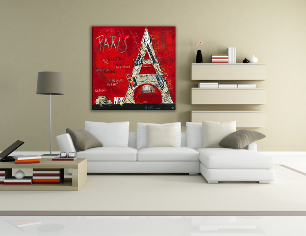 Leinwandbild Paris – Eiffelturm