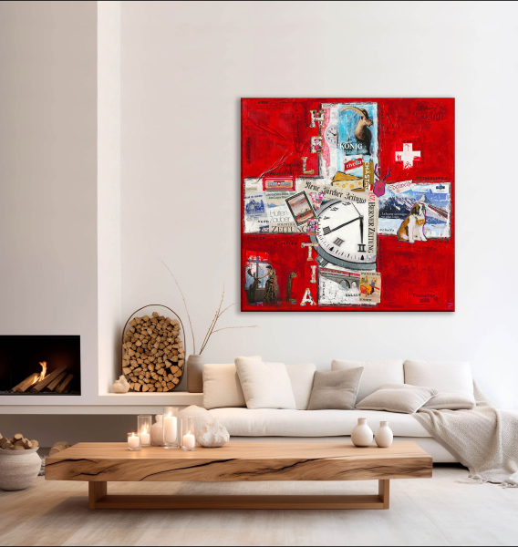 Leinwandbild Schweiz – Switzerland