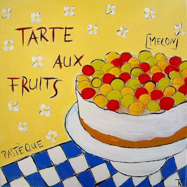 Kunstdruck Tarte aux Fruits