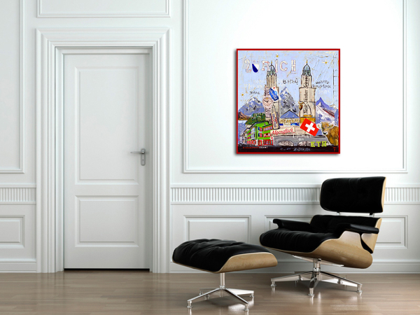 Leinwandbild Zürich