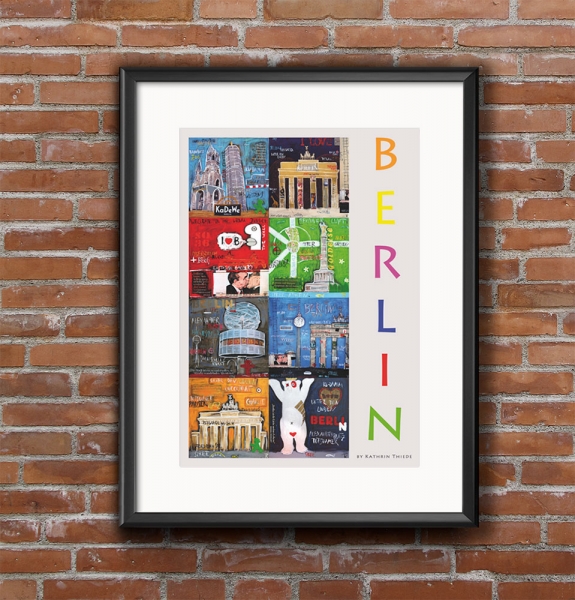 Wohnbeispiel Berlin-Plakat