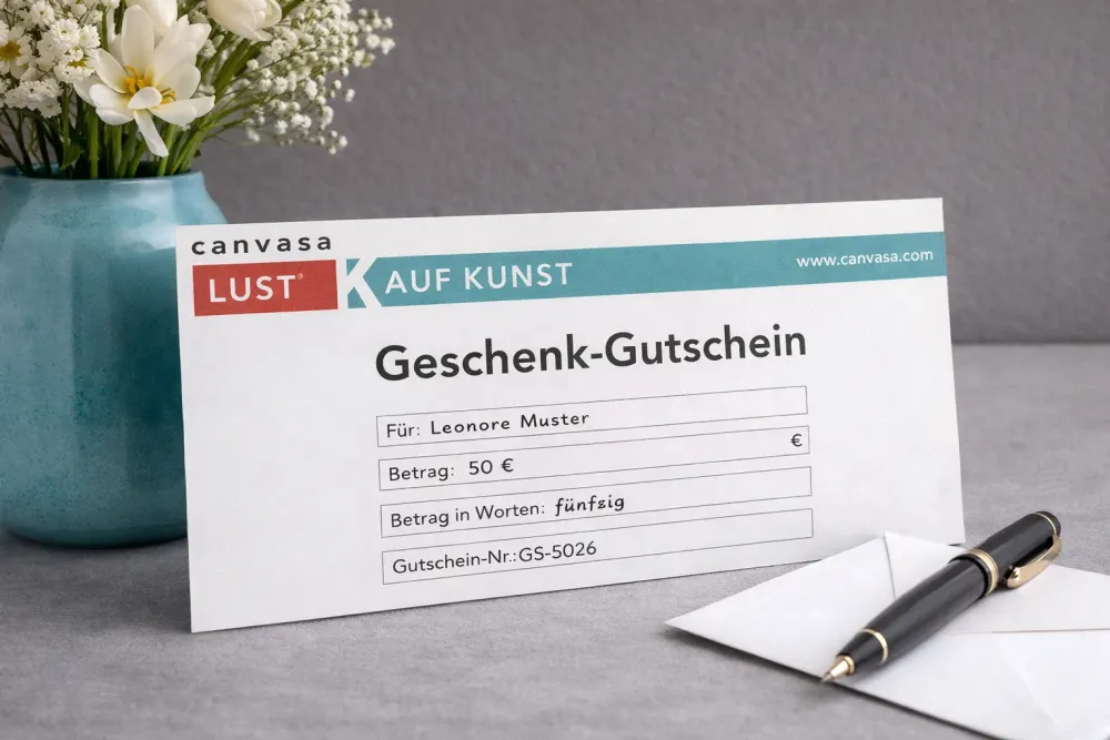 Beispiel für ausgefüllten Gutschein