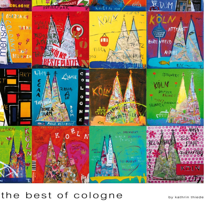 Köln-Poster "The best of Cologne"
