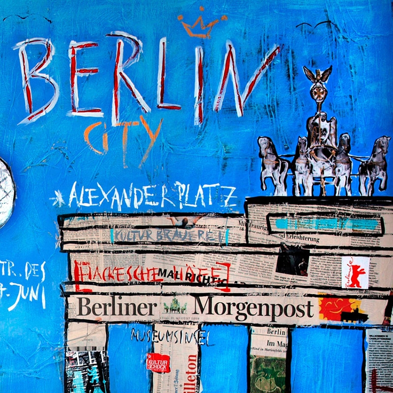 Detailansicht Berlin-Collage