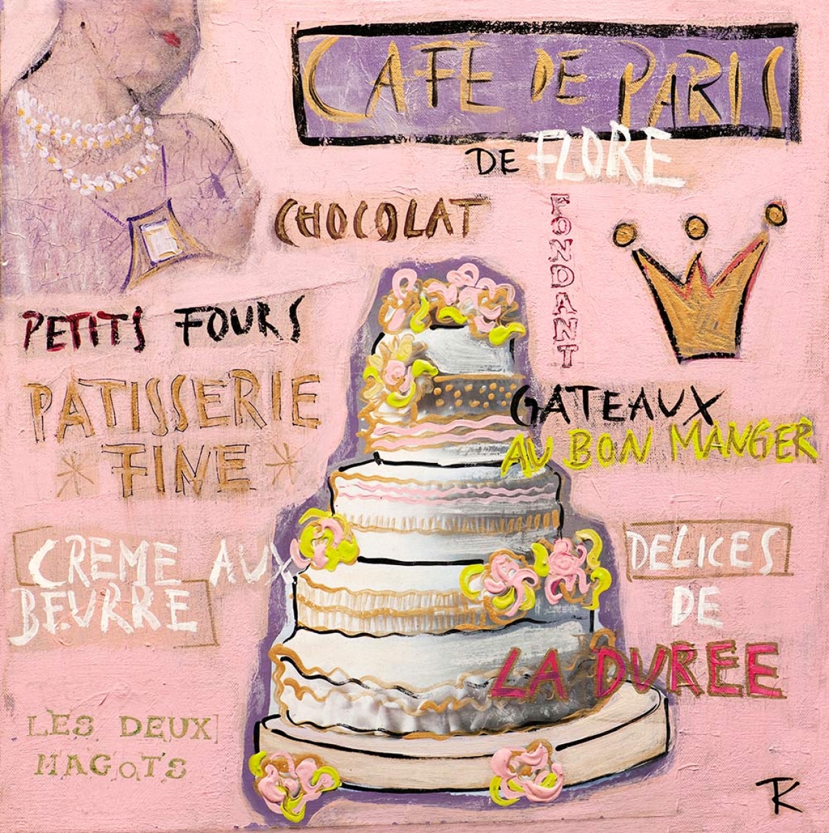 Kunstdruck Café de Paris