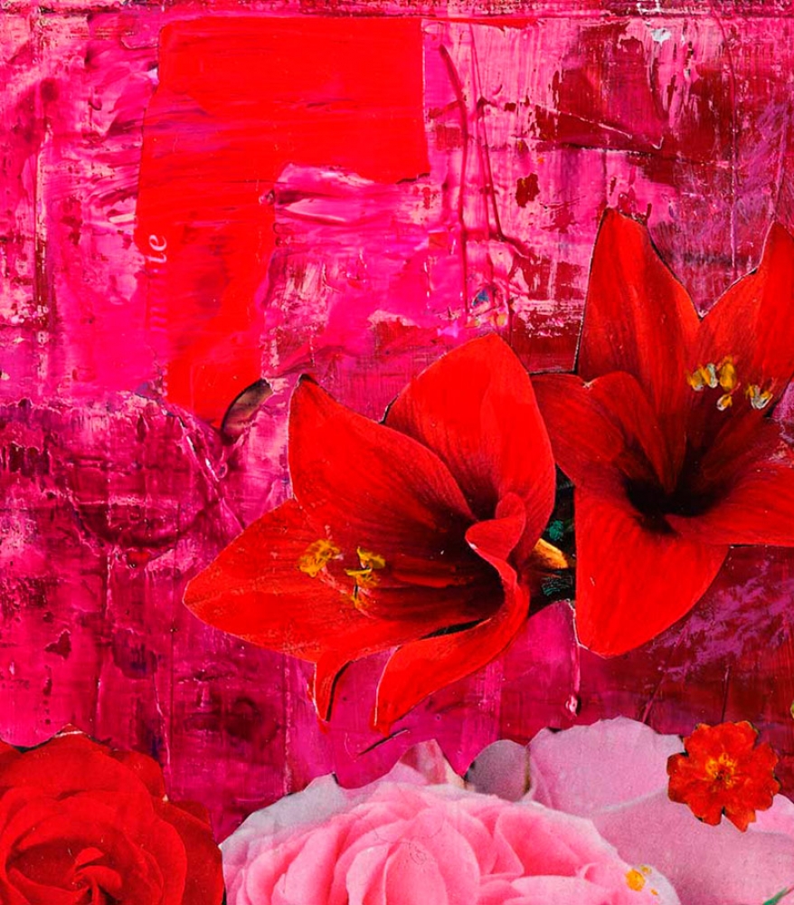 Detailansicht Kunstdruck Pink Flowers