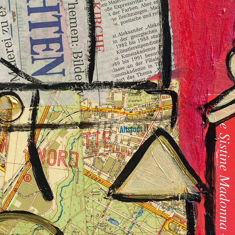 Detailansicht Dresden - Collage