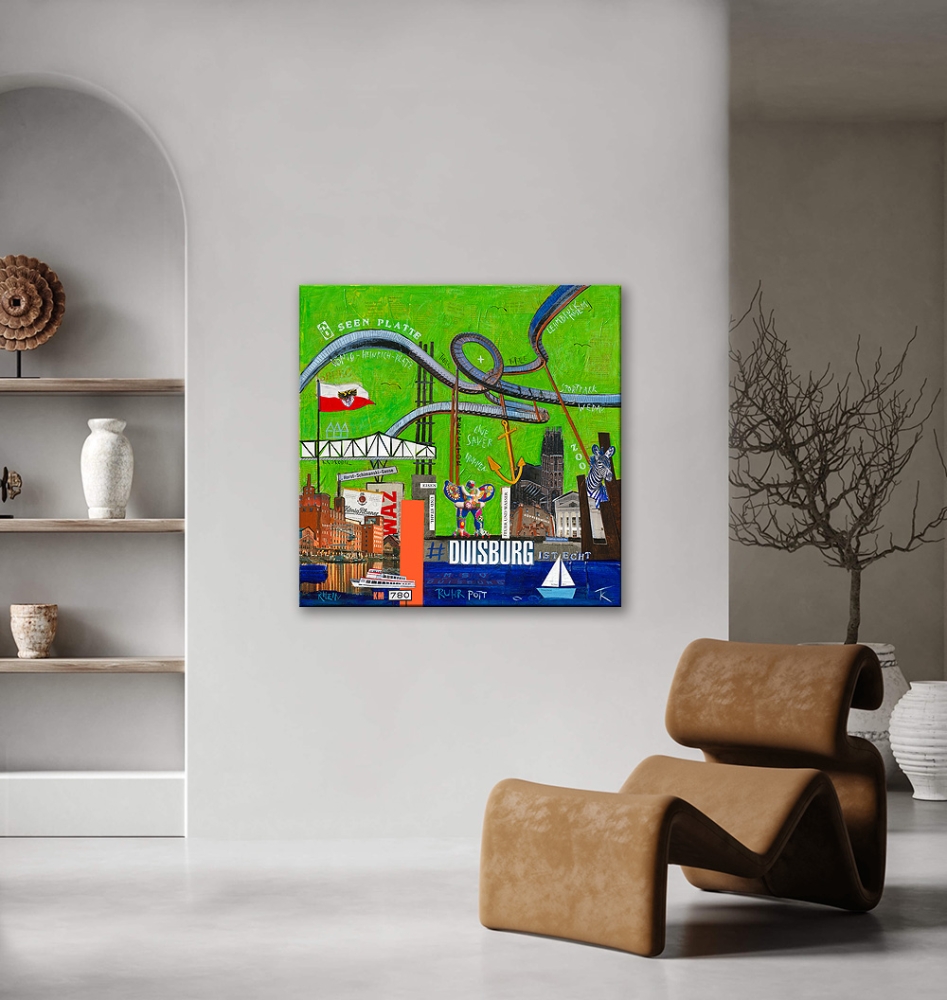 Wohnbeispiel Kunstdruck Duisburg