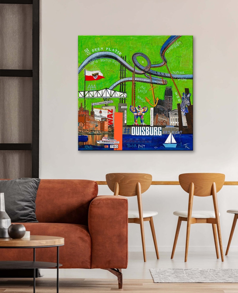 Wohnbeispiel Kunstdruck Duisburg