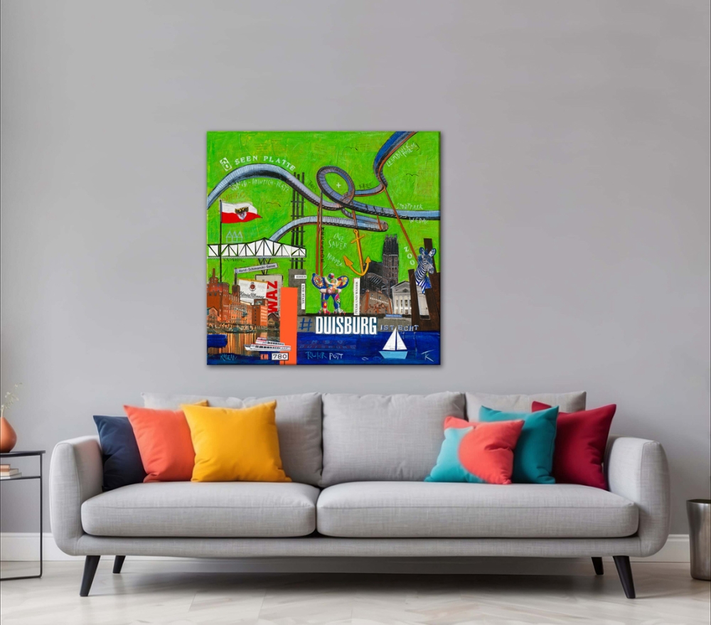 Wohnbeispiel Kunstdruck Duisburg
