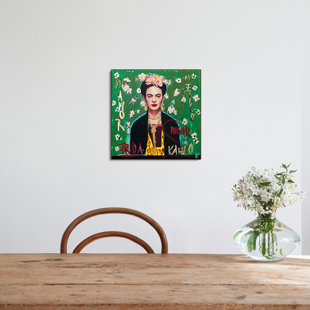 Wohnbeispiel Kunstdruck Frida Kahlo