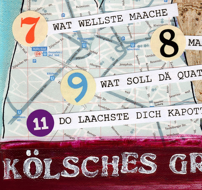 Detailansicht Köln-Poster