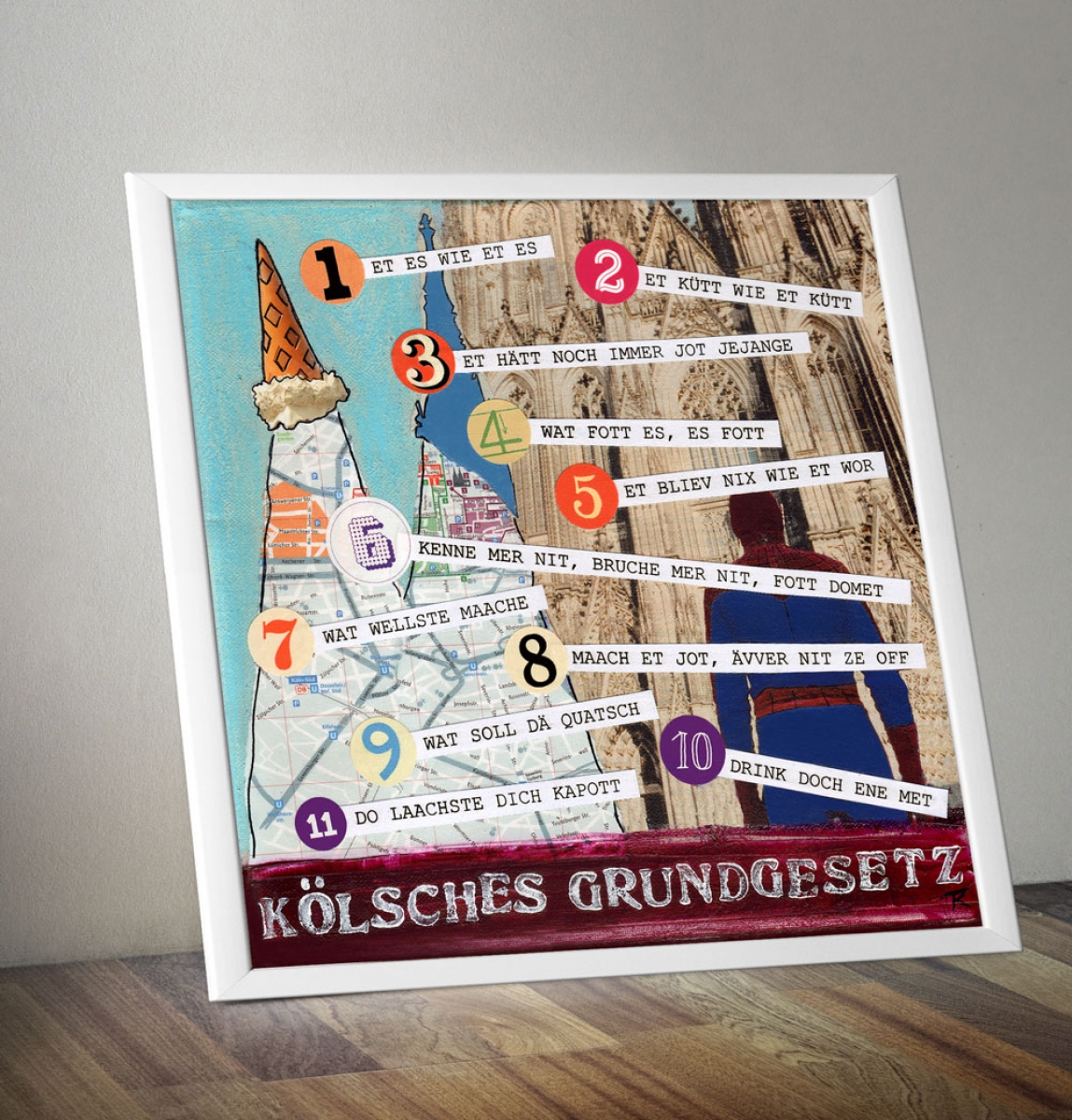 Poster Kölsches Grundgesetz
