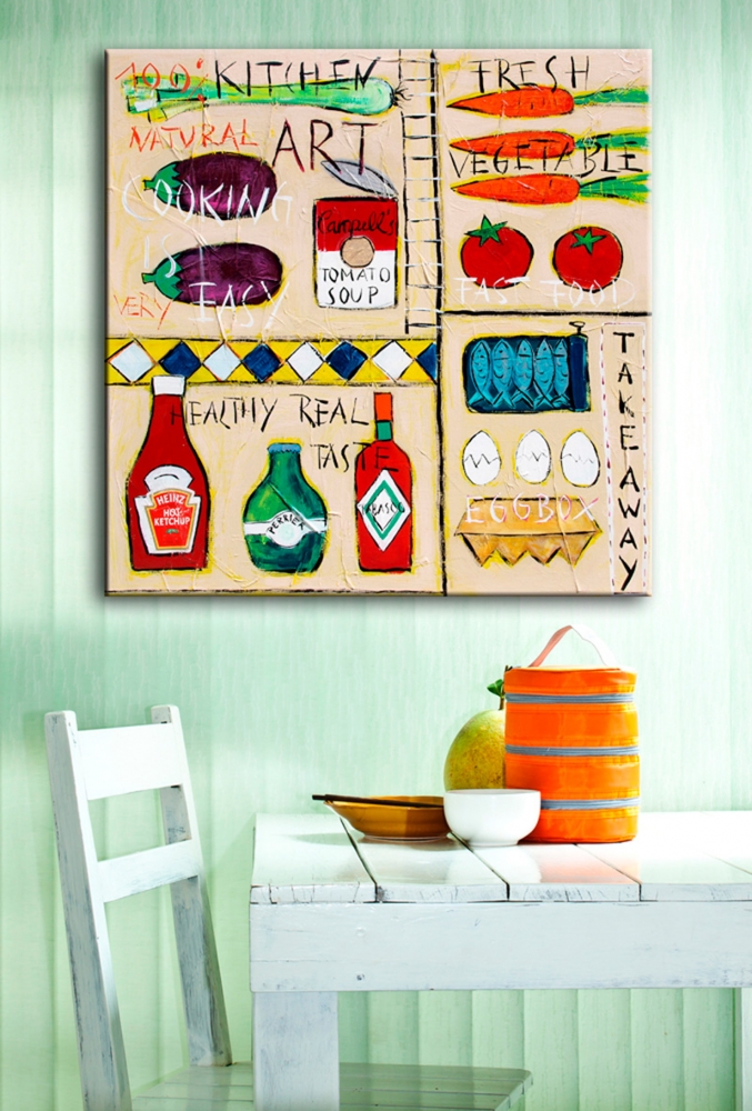 Wohnbeispiel Kunstdruck Kitchen Art