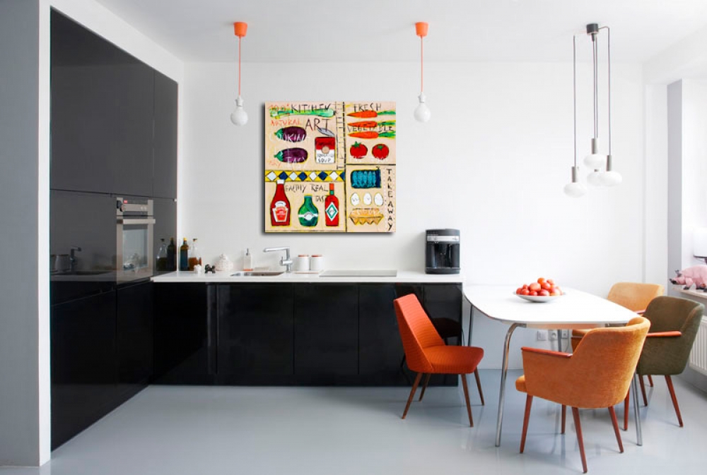 Wohnbeispiel Kunstdruck Kitchen Art