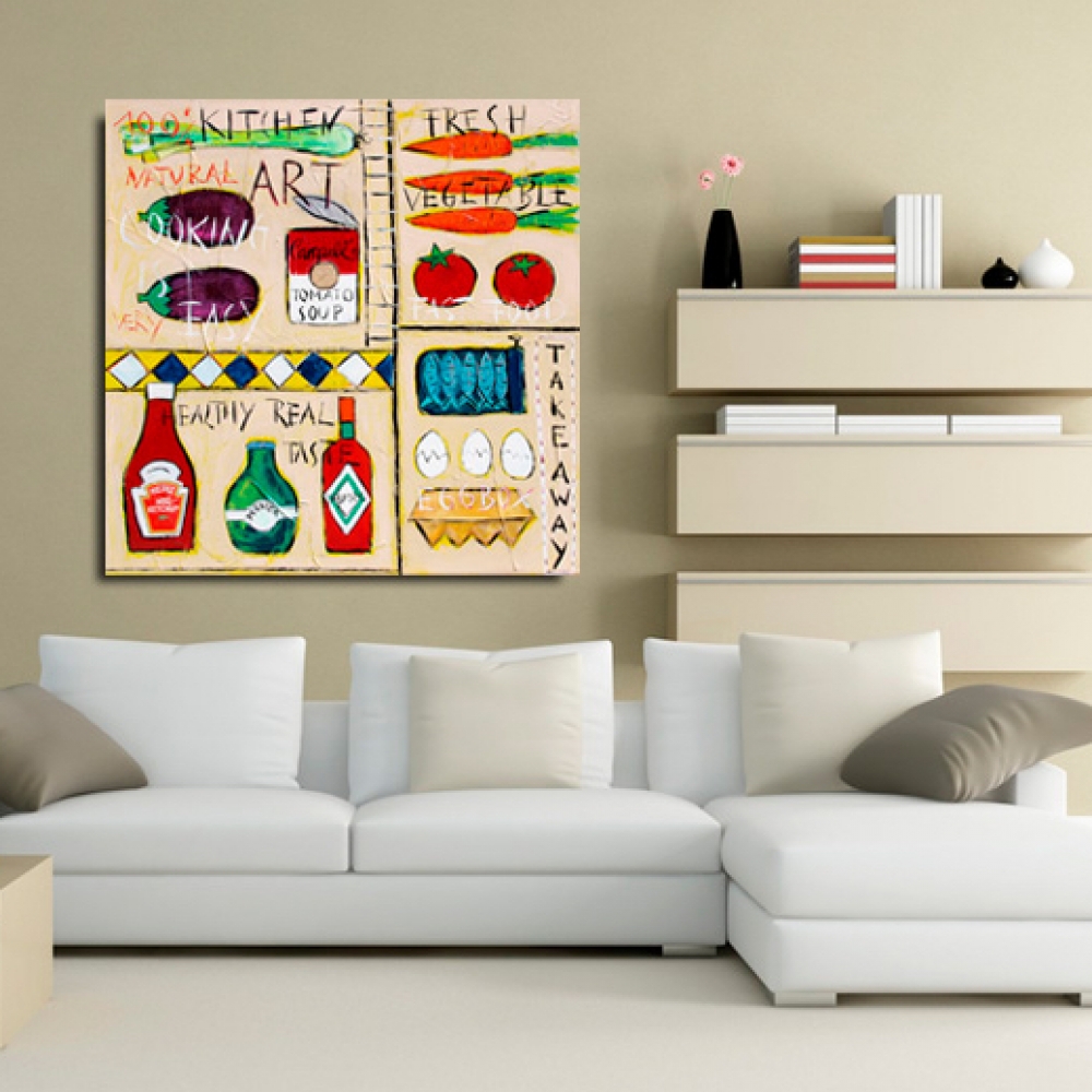 Wohnbeispiel Kunstdruck Kitchen Art