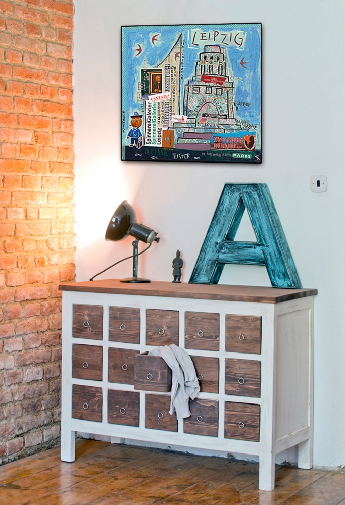 Wohnbeispiel Kunstdruck Leipzig