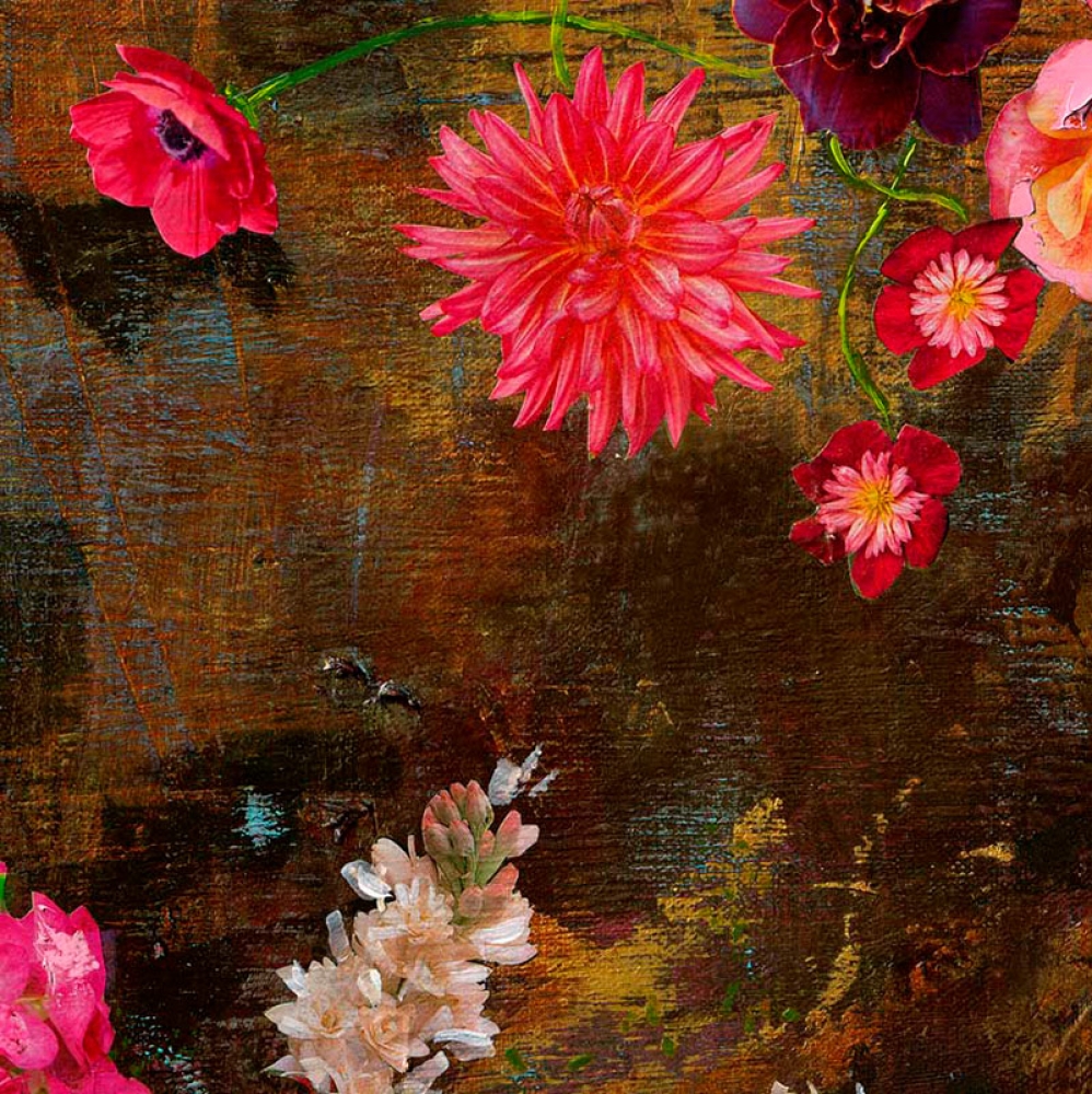 Detailansicht Kunstdruck Baroque Flower