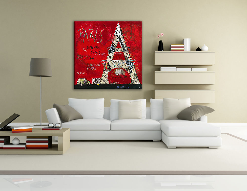 Leinwandbild Paris – Eiffelturm