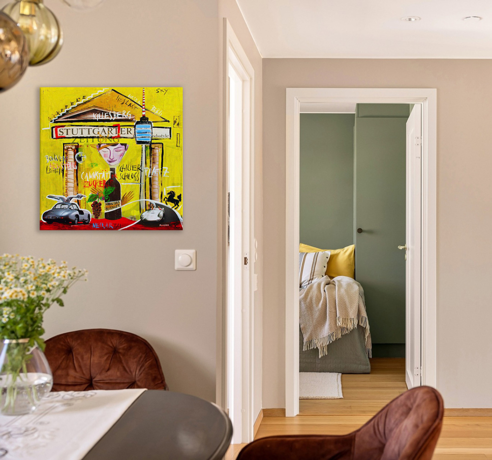 Wohnbeispiel Kunstdruck Stuttgart