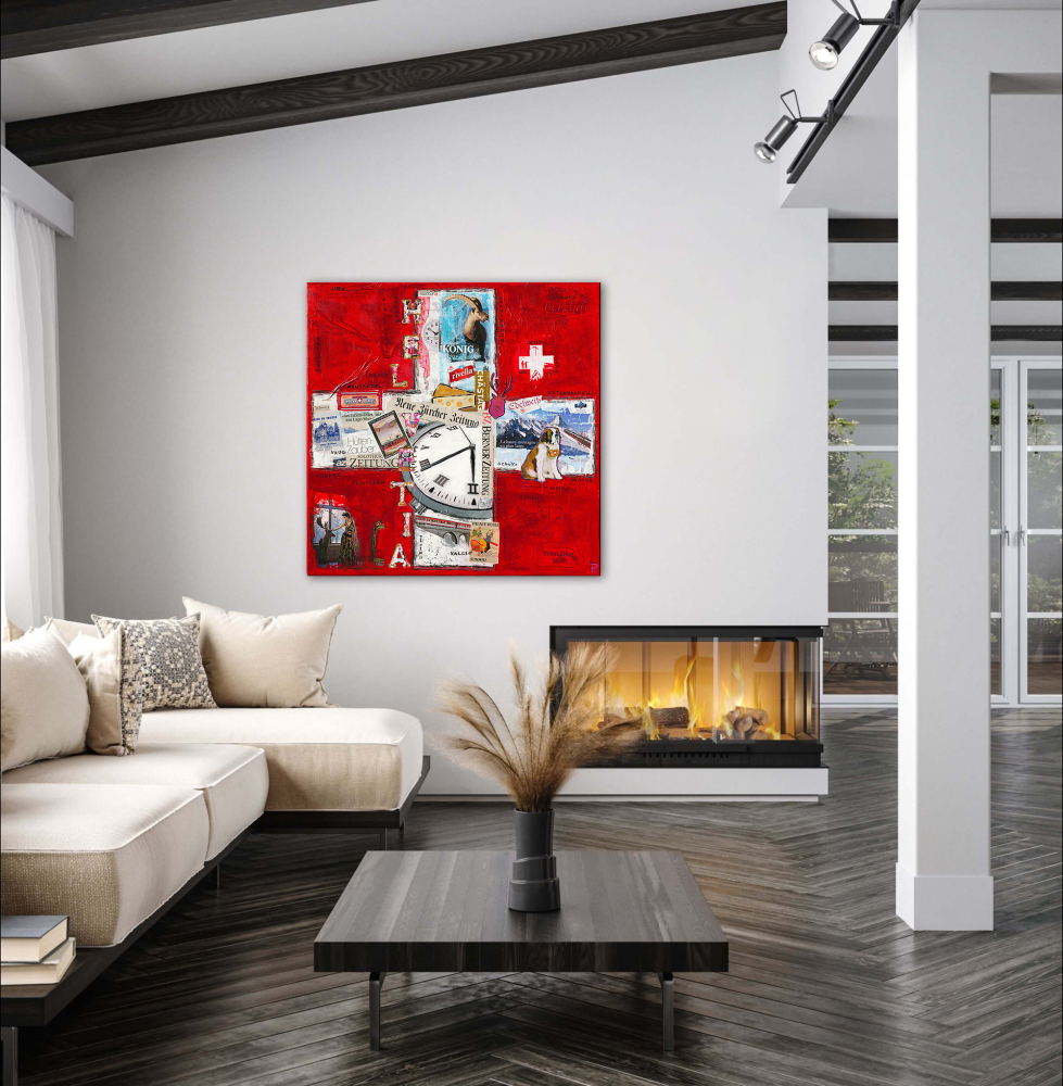 Leinwandbild Schweiz – Switzerland