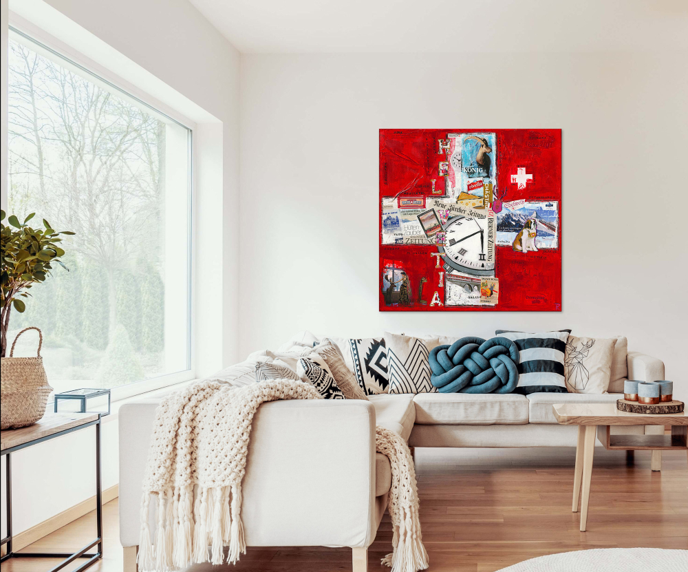 Leinwandbild Schweiz – Switzerland