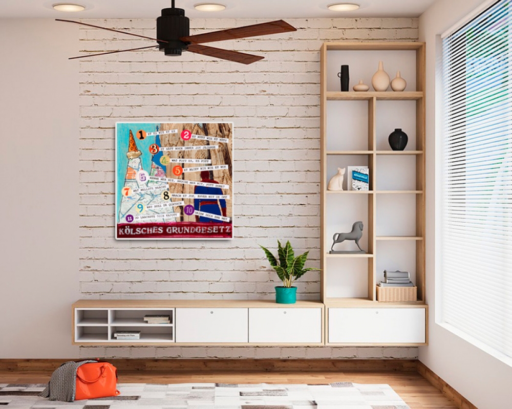 Wohnbeispiel Poster Kölsches Grundgesetz