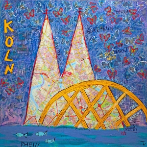 Kunstdruck Kölner Schmetterling