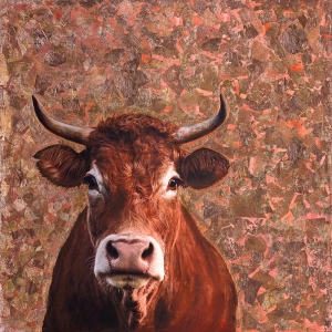 Kunstdruck Kuh